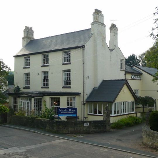 Marsden House, including adjoining coach house and forecourt wall