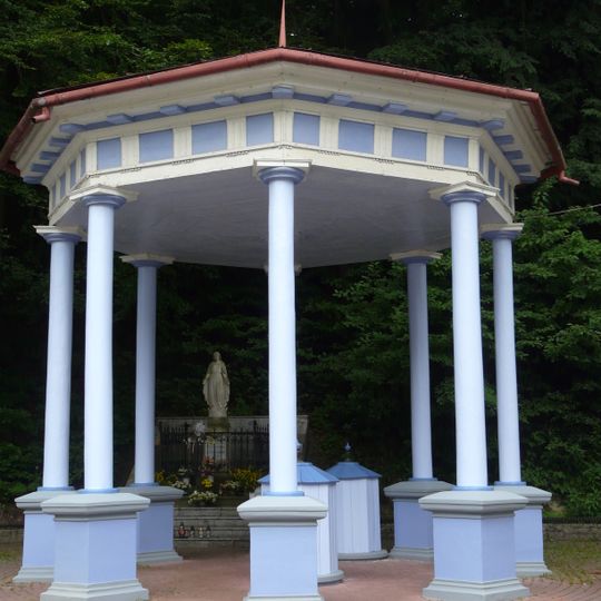 Pavilion Over Springs in Iwonicz-Zdrój