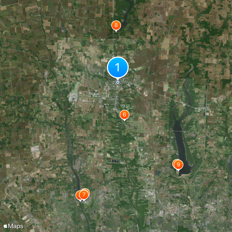Ohio Wesleyan University Map