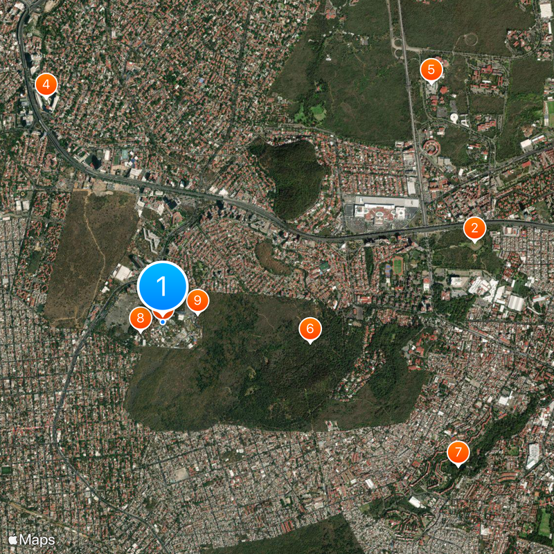 Six Flags Mexico Karte