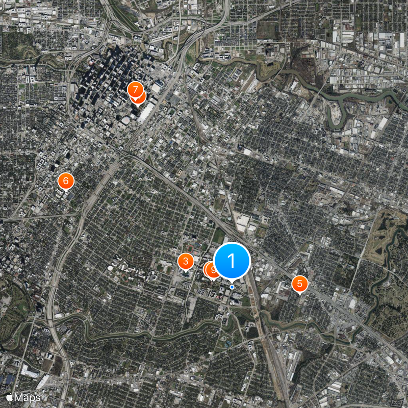 University of Houston Map
