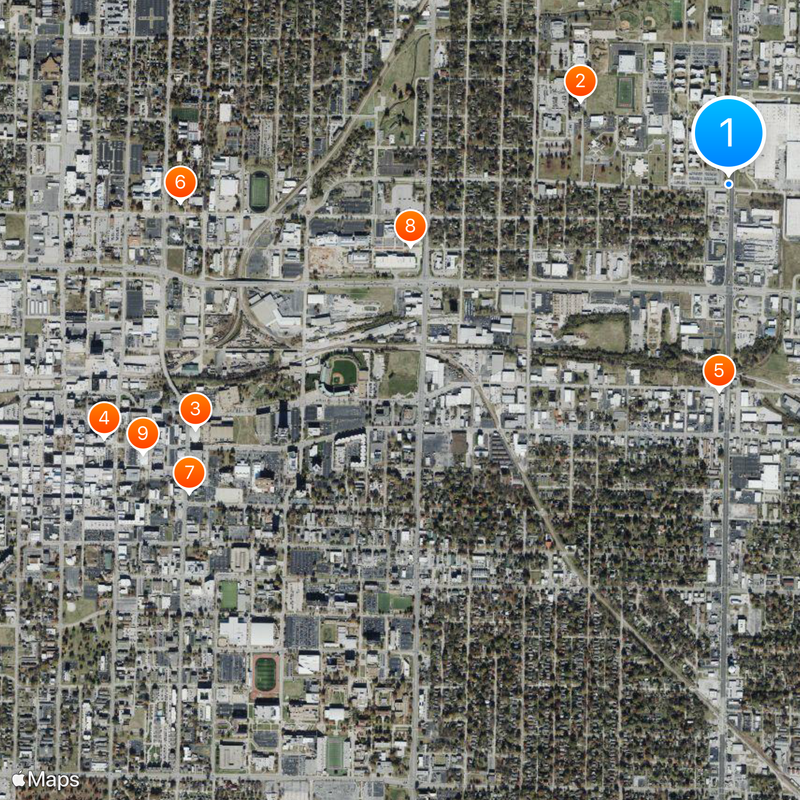Evangel University Map