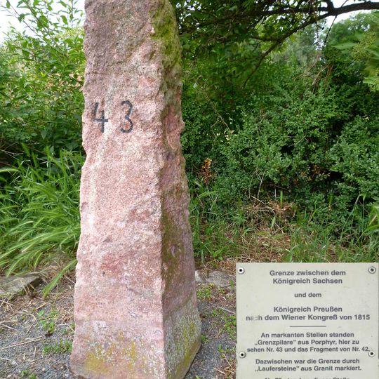Boundary stones between Prussia and Saxony - 43