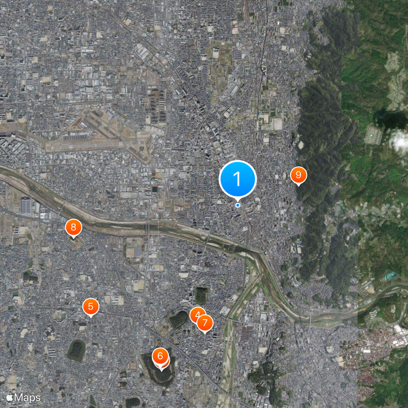 Kashiwara Station Map