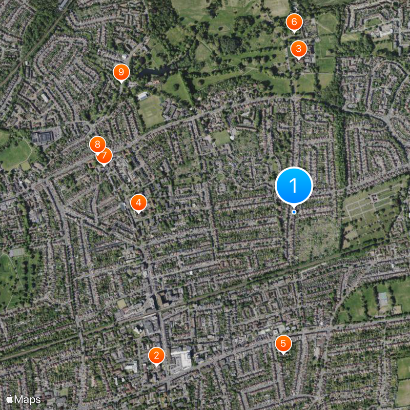 Wallington Map