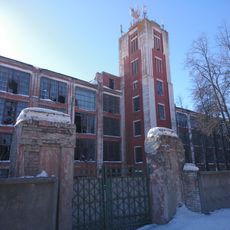 Здание прядильно-ткацкой фабрики, на открытие которой в 1927 г. приезжал В.В. Куйбышев (Лакинск)