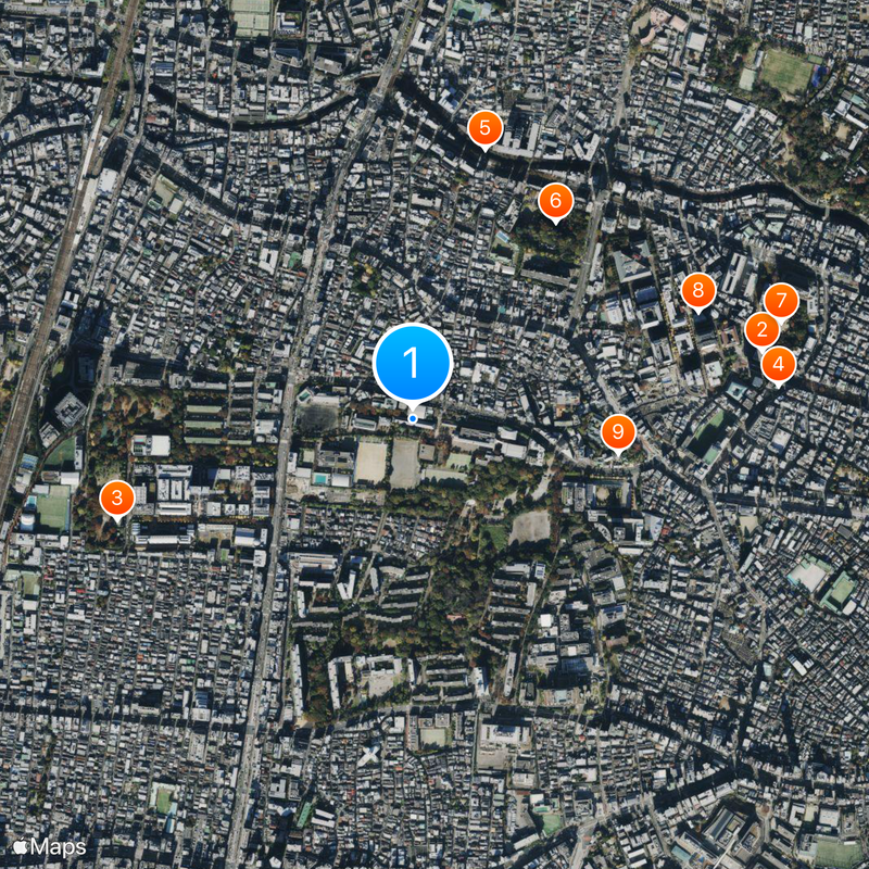 Gakushuin Women's College Map