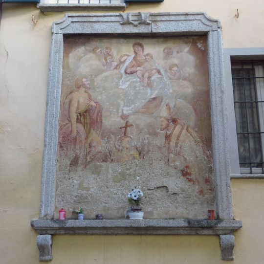 Opera d'arte, chiesa cattolica, murale