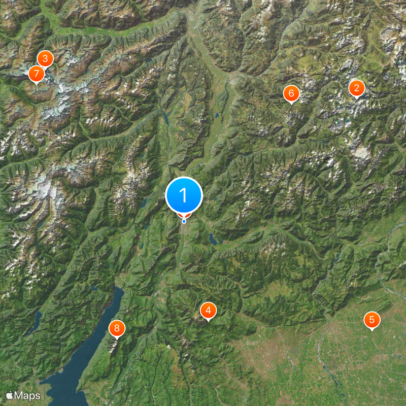 Province autonome de Trente Carte