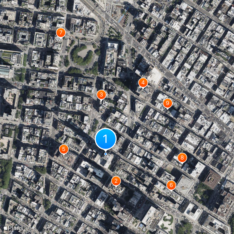 56 Leonard Street Map