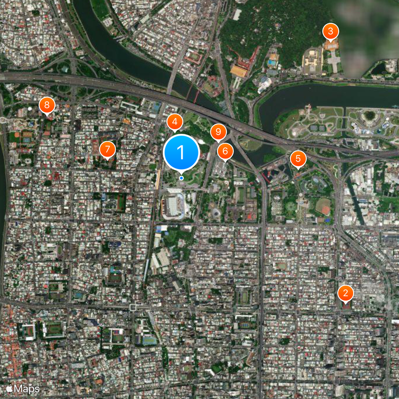 Taipei International Flora Exposition Mapa