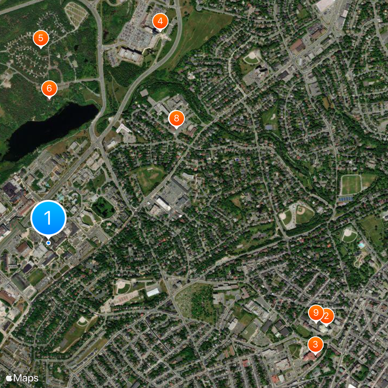 Memorial University of Newfoundland Map
