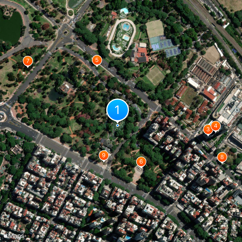 Buenos Aires Japanese Gardens Mapa