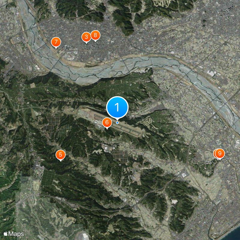 Shizuoka Airport Map