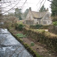 Monks Hall and Cottage and attached garden walls and gatepiers