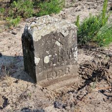 Kamień graniczny pola górniczego