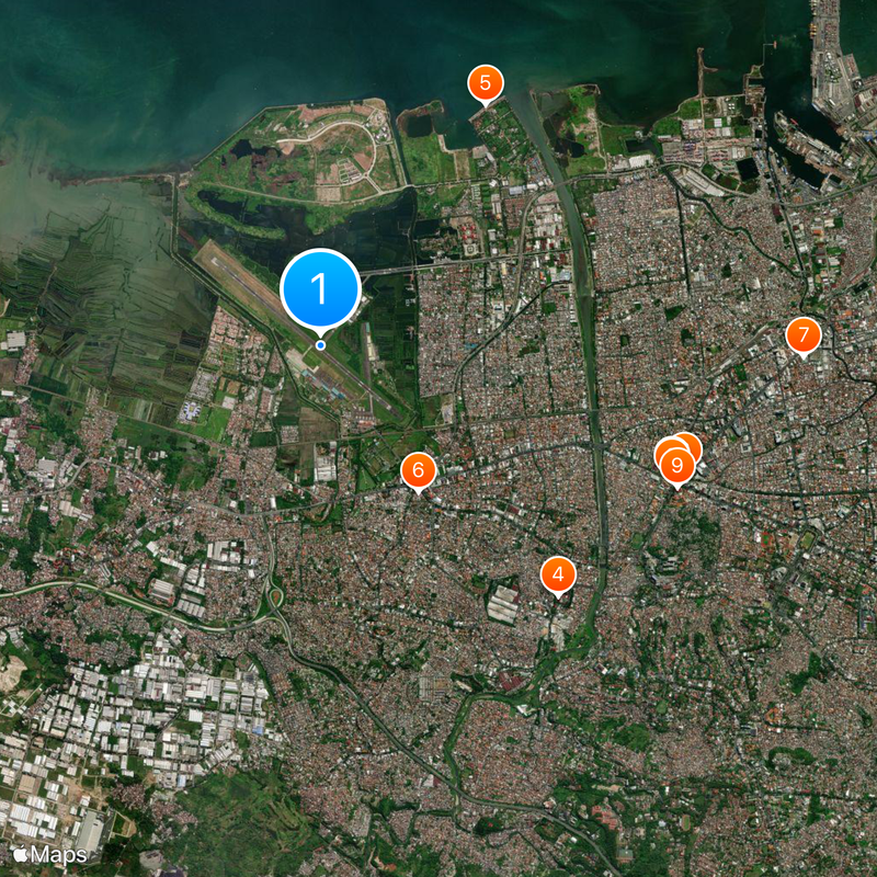 Achmad Yani International Airport Map