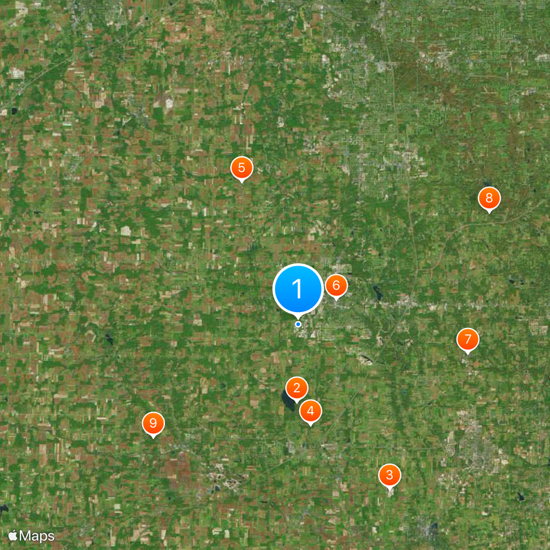 Hrabstwo Medina Mapa