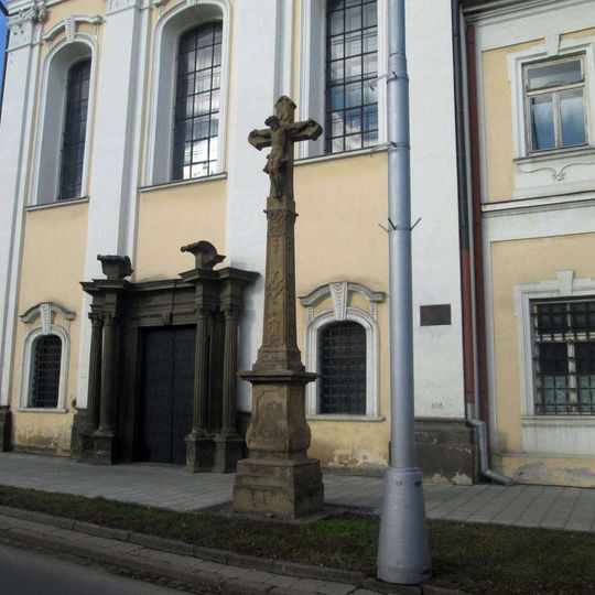 Kříž ve Svatoplukově ulici v Prostějově