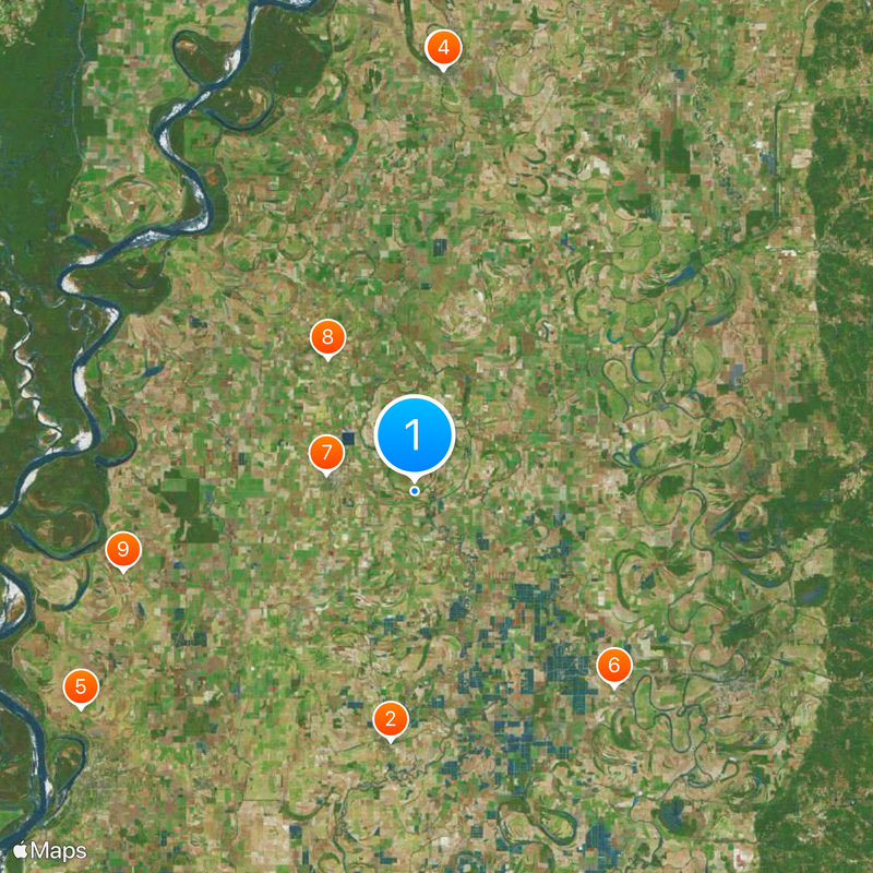 Dockery Plantation Mappa