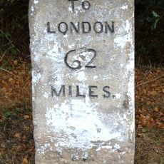 Milestone, About 1 Mile West Of Village