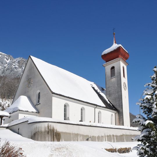 Pfarrkirche hl. Oswald und Friedhof, Dalaas