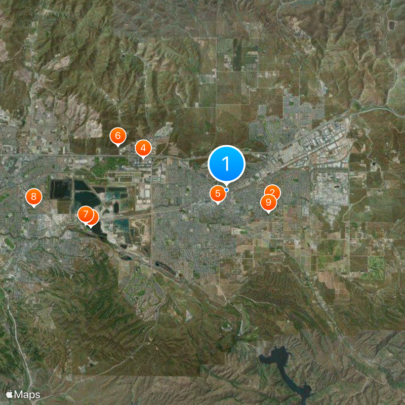 Livermore Mapa