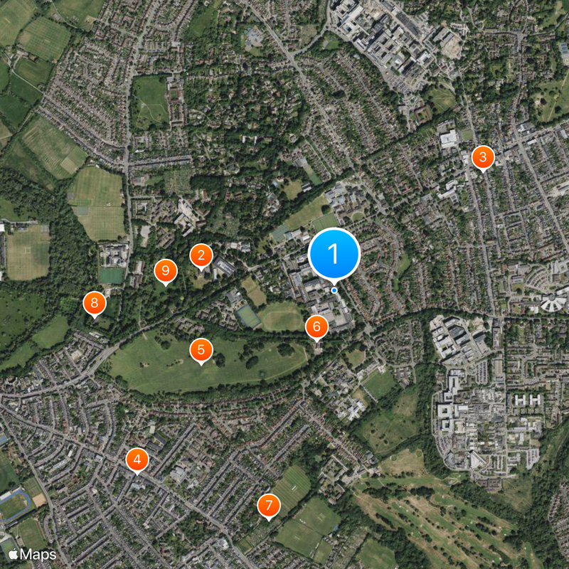 Oxford Brookes University Map
