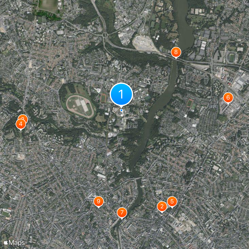 Audencia Business School Map