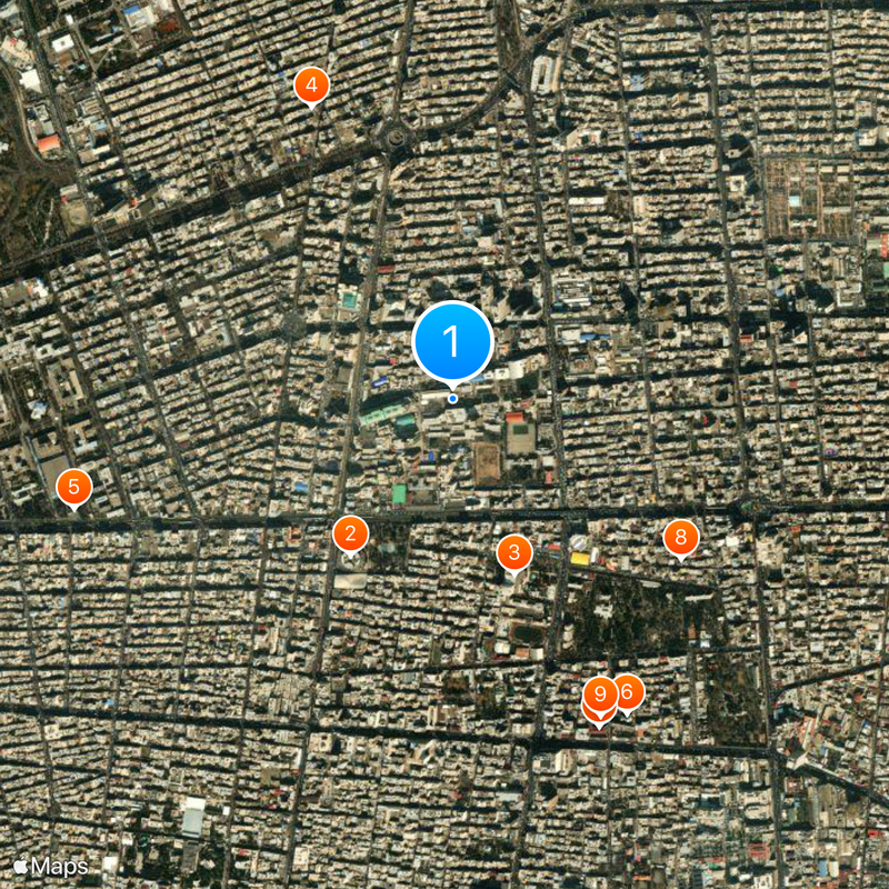 Amirkabir University of Technology Map