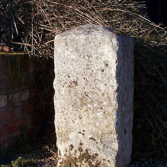Milestone Immediately South East Of South East Corner Of Milestone Barn