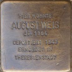 Stolperstein en memoria de August Weis