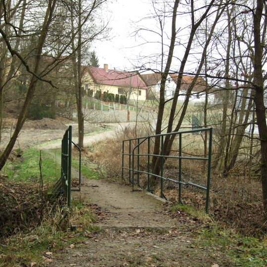 Lávka přes Hamerský potok pod Blažejovem