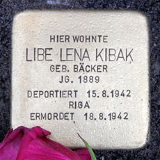 Stolperstein dedicated to Libe Lena Kibak