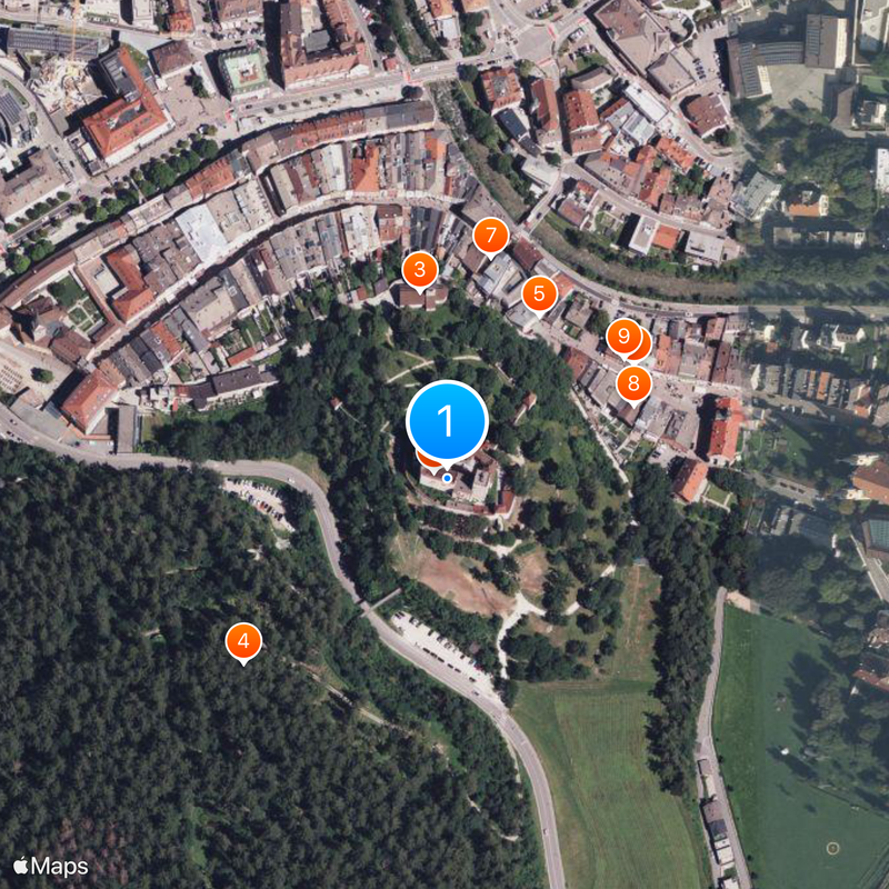 Messner Mountain Museum Mappa