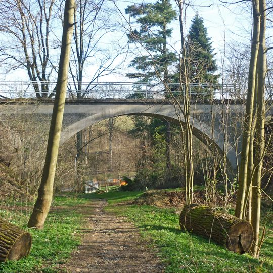 Eisenbahnbrücke der Schmalspurbahn Hohnstein -Kohlmühle Hohnstein