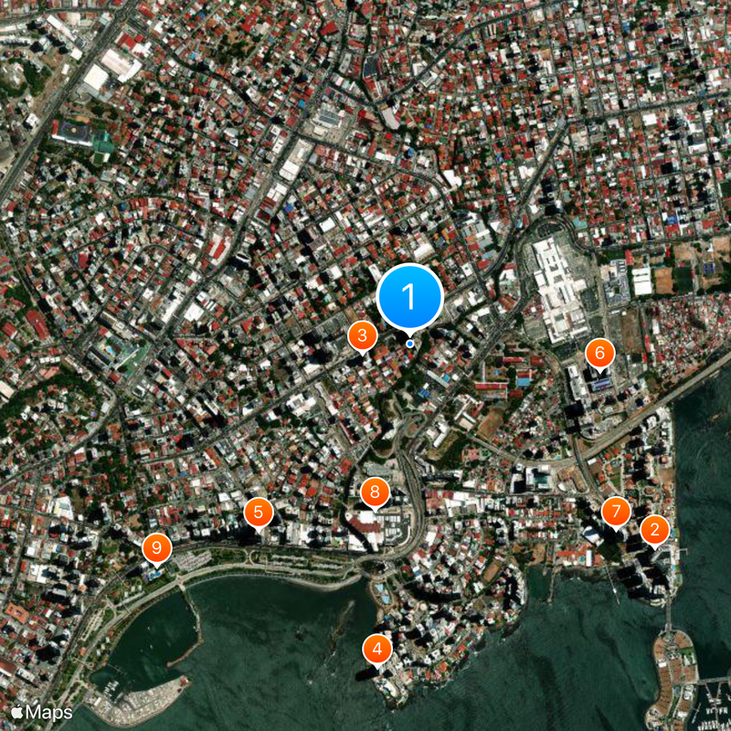 Panamá District Map