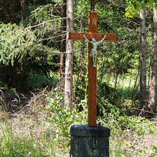 7. zastavení křížové cesty u Stěžova