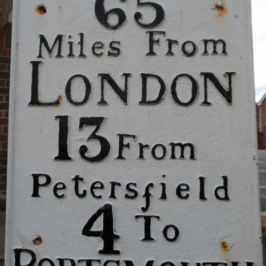 Milestone Adjacent To The Red Lion Public House