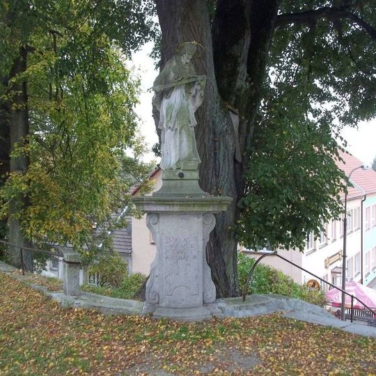 Socha svatého Jana Nepomuckého v Lodhéřově