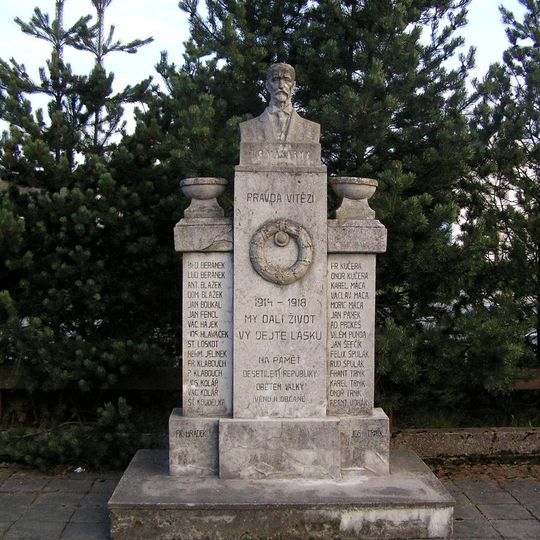 World War I memorial in Lásenice