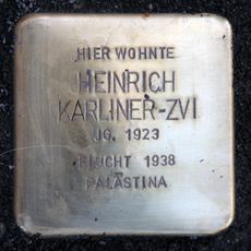 Stolperstein für Heinrich Karliner-Zvi