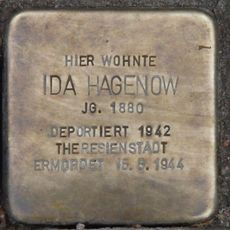 Stolperstein dedicated to Ida Hagenow