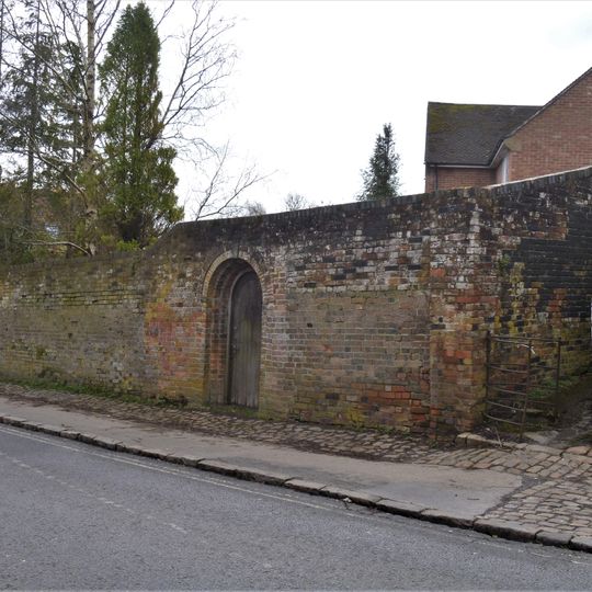 Garden Wall Between Number 14A And The Paddock, Returning West, And Then South As Garden Wall Of Gallows Close And Sycamore