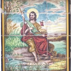 Ceramic panel of Saint John the Baptist