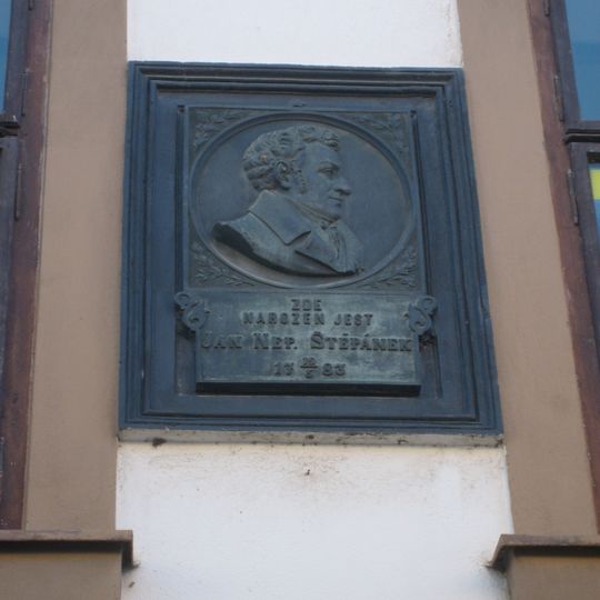 Pamětní deska Jana Nepomuka Štěpánka