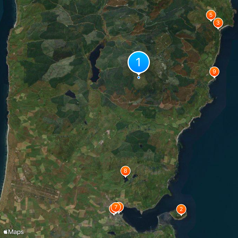 Kintyre Map