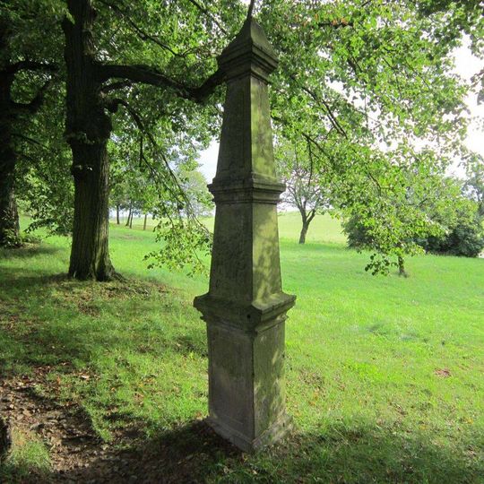 Kříž na křížové cestě u Rosic - 9. zastavení