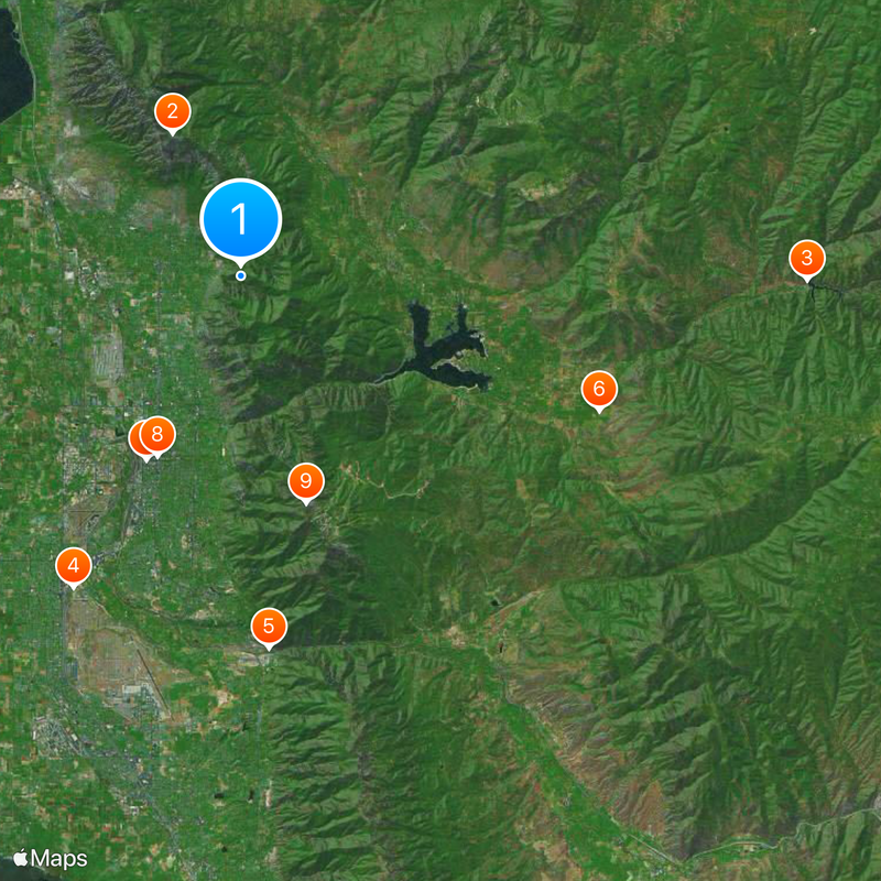 Condado de Weber Mapa