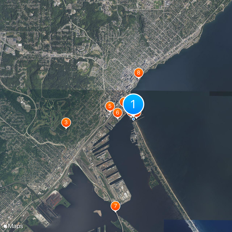 Aerial Lift Bridge Mappa